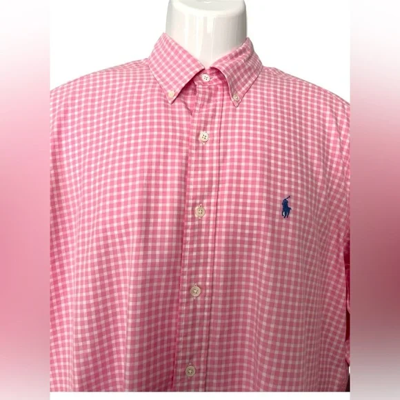 Polo by Ralph Lauren Pink Casual Button Down Shirt-Size S - Picture 5 of 12